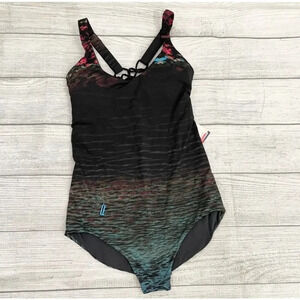 Entreaguas NWT Wearable Art Woven Swimsuit